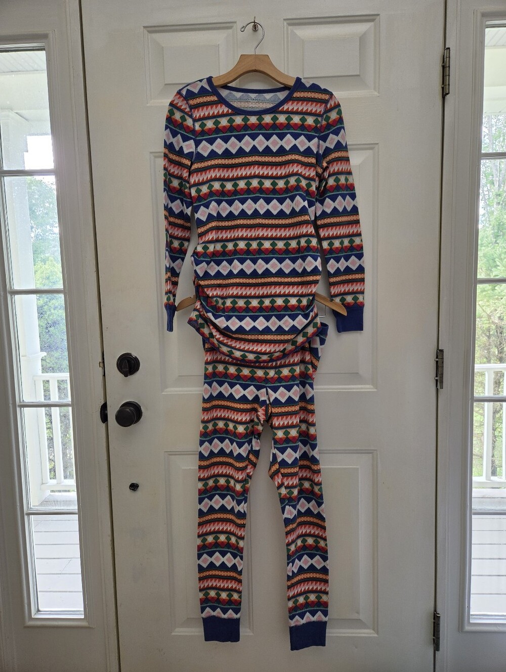 Old Navy Maternity Pajamas - Fair Isle Waffle Knit
